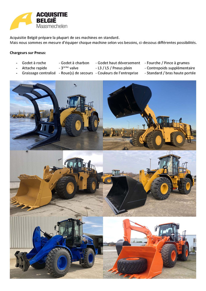 Chargeuse sur pneus CATERPILLAR 962M