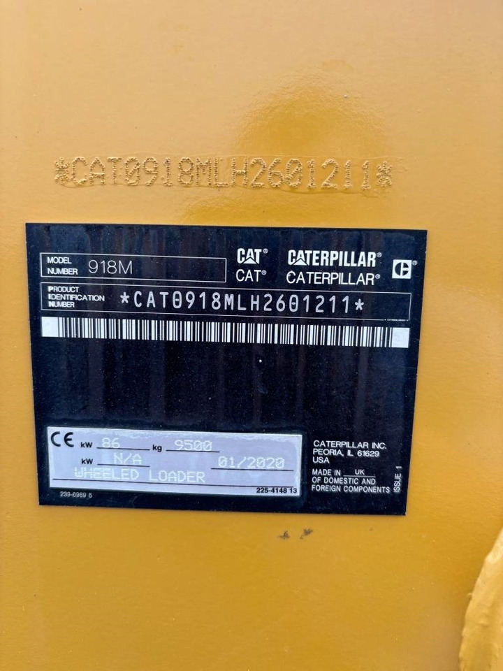 Chargeuse sur pneus CAT 918 M