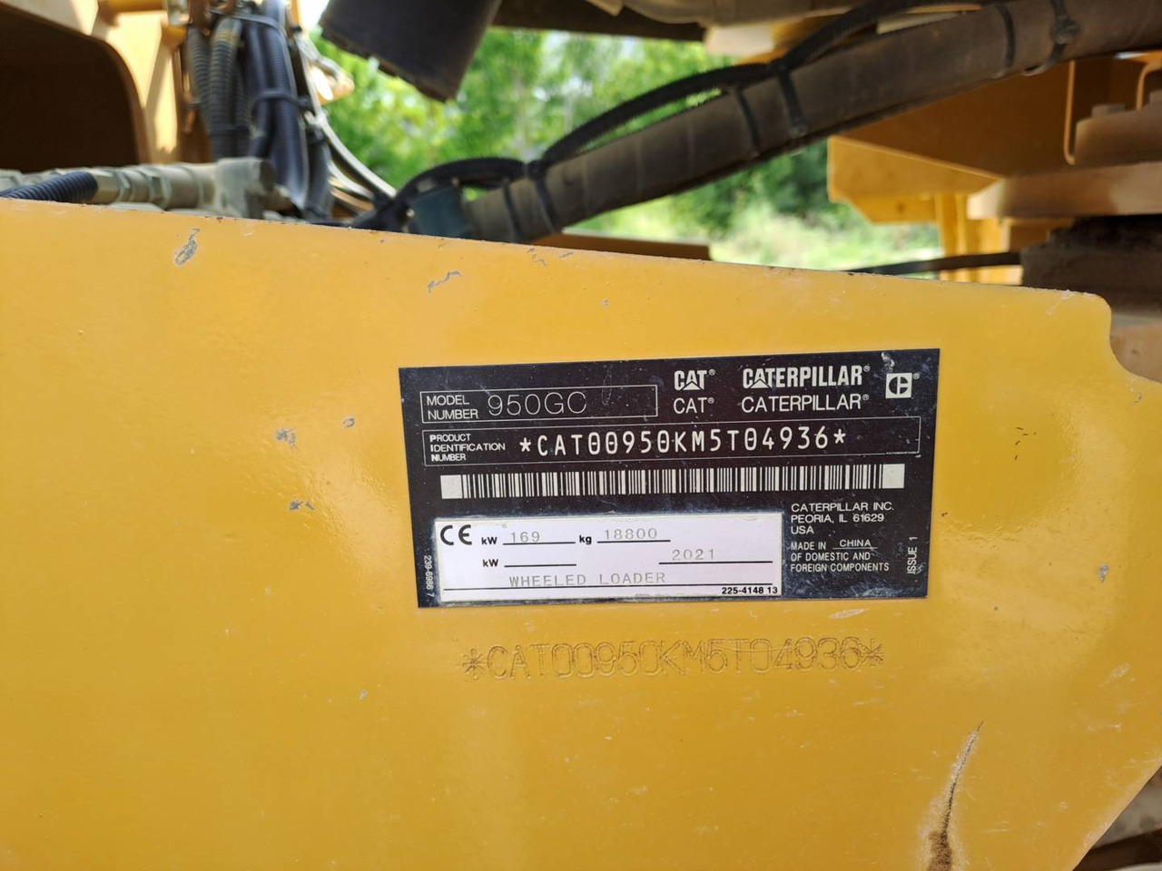 Chargeuse sur pneus CAT 950GC