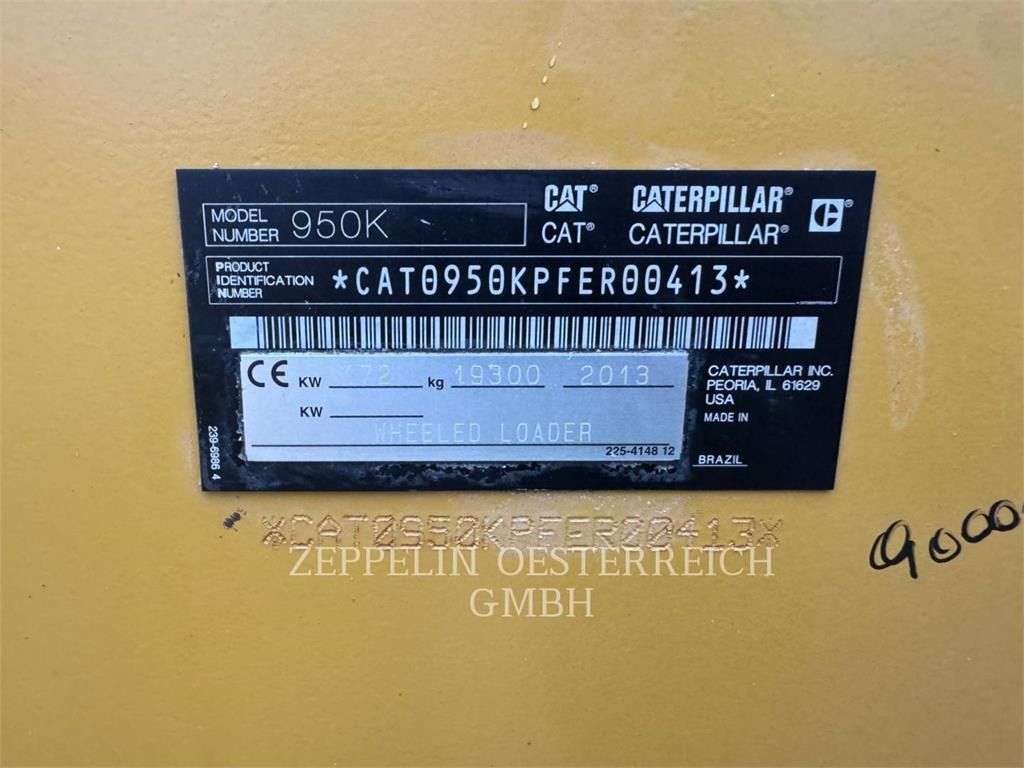 Chargeuse sur pneus CAT 950K