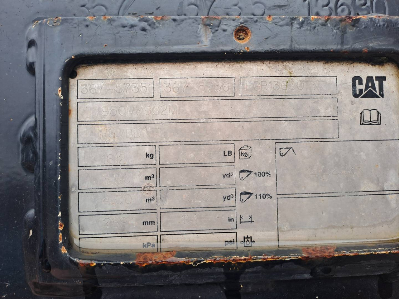 Chargeuse sur pneus CAT 950M