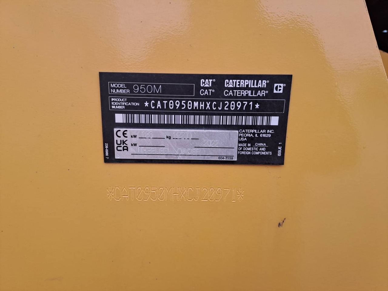 Chargeuse sur pneus CAT 950M