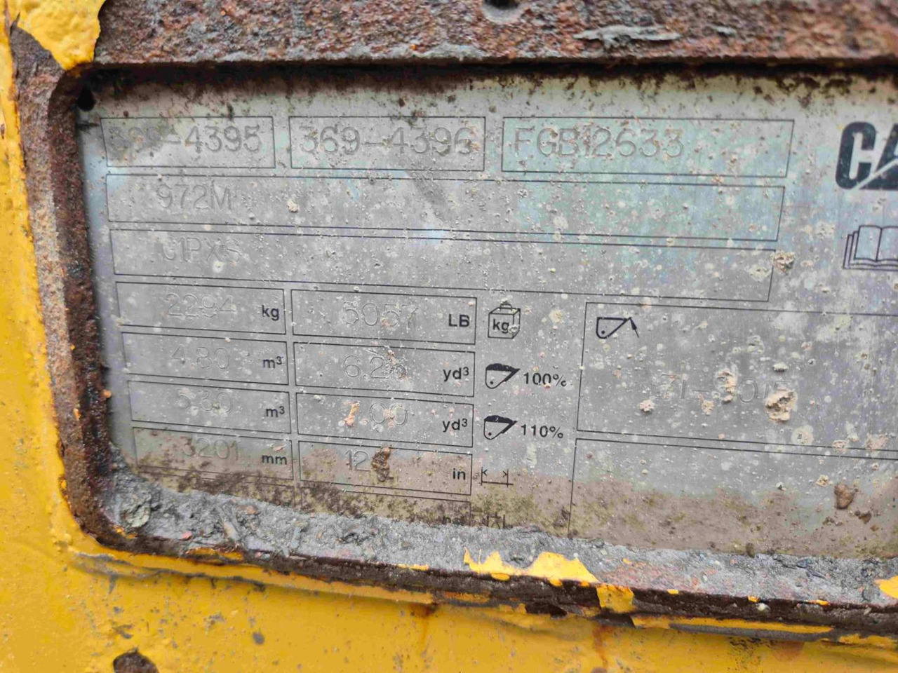 Chargeuse sur pneus CAT 972