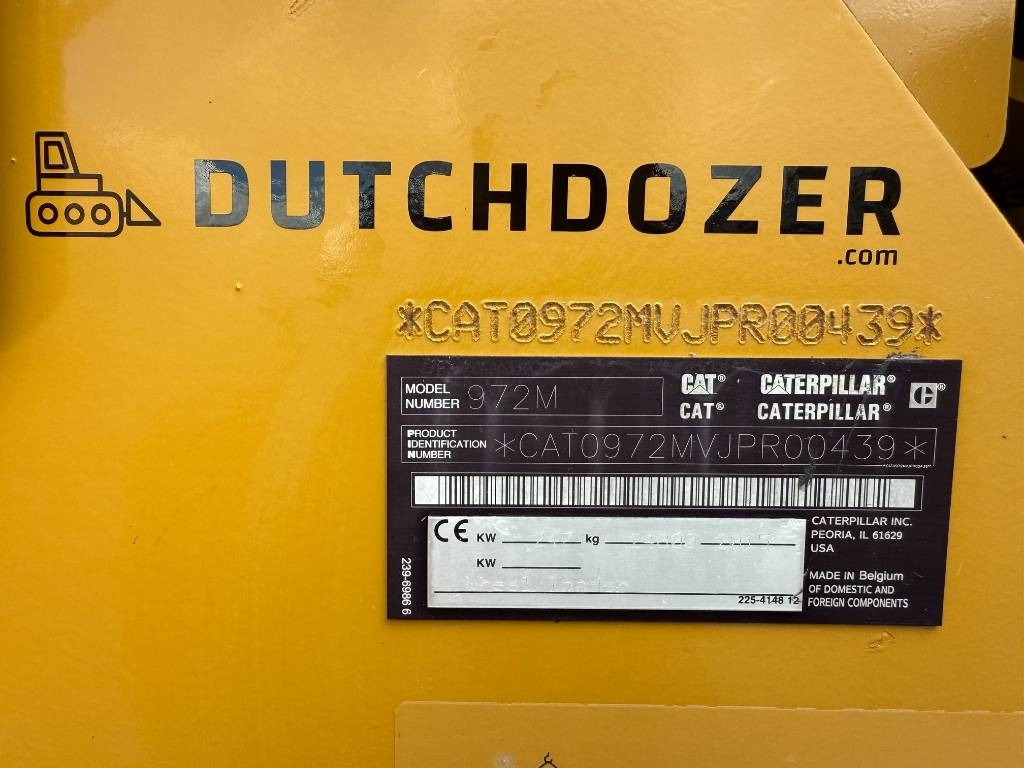 Chargeuse sur pneus CAT 972M