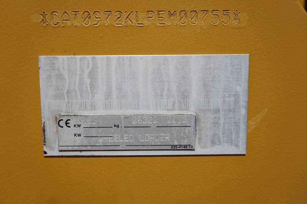 Chargeuse sur pneus CAT 972 K