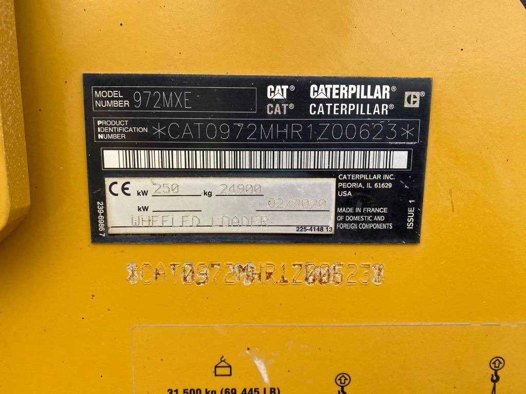 Chargeuse sur pneus CAT 972 M XE