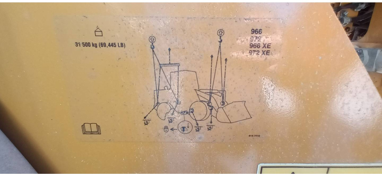 Chargeuse sur pneus CAT 972 XE