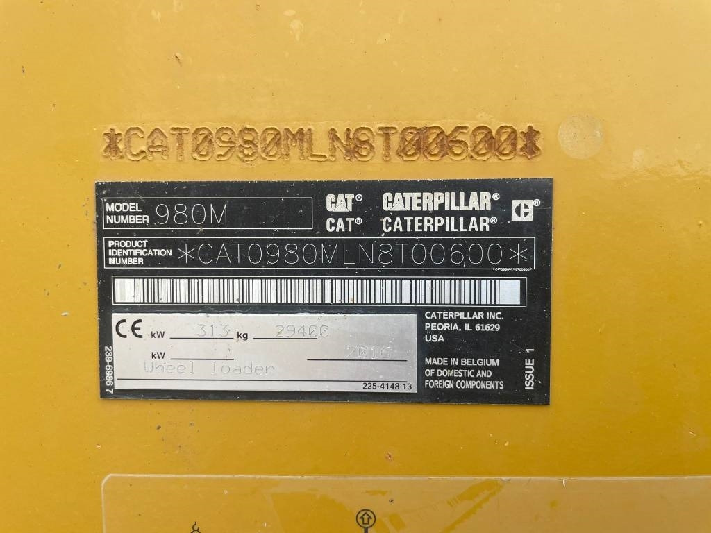 Chargeuse sur pneus CAT 980 M