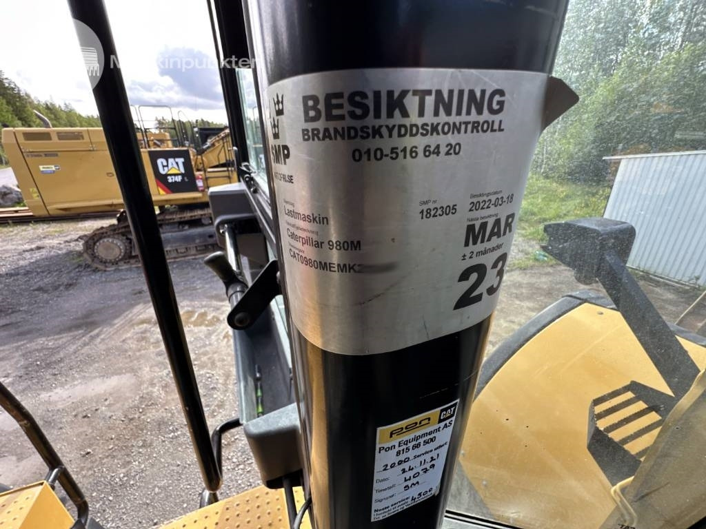 Chargeuse sur pneus CAT 980 M