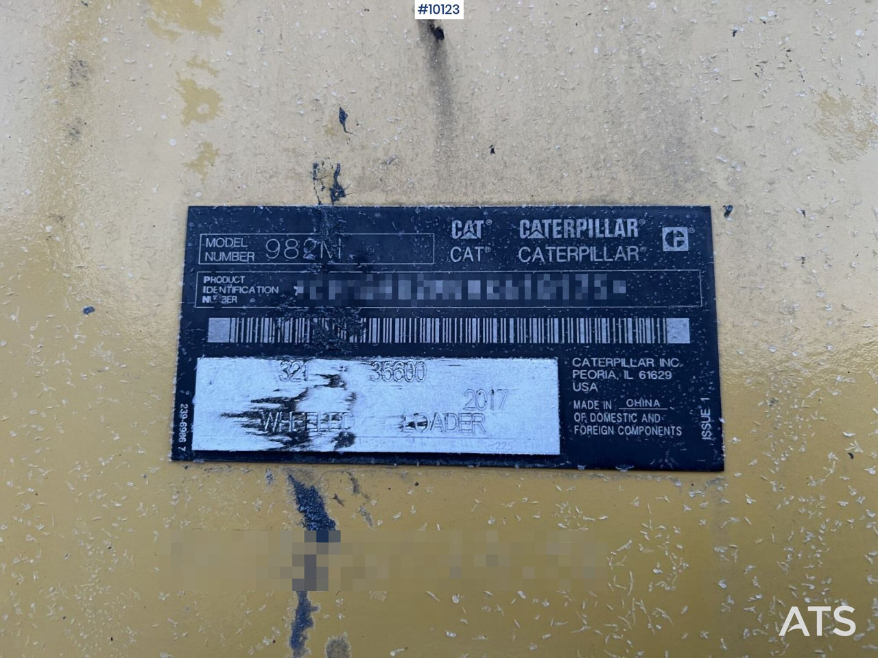 Chargeuse sur pneus CAT 982M Hjullastare