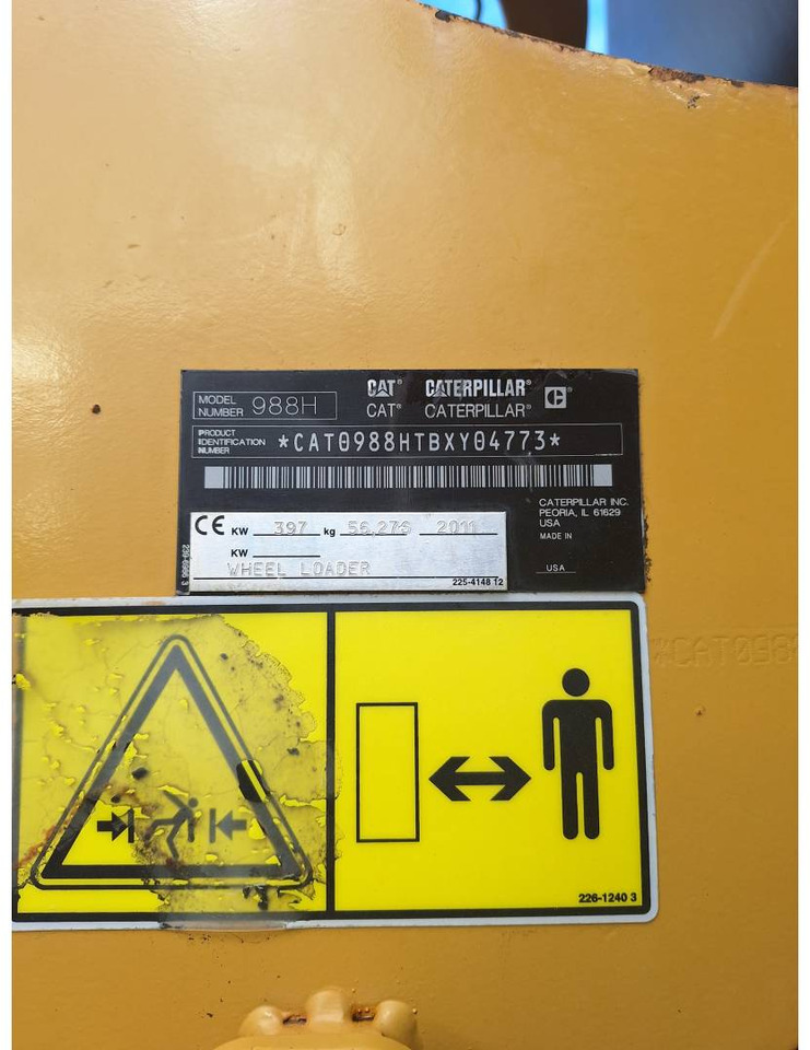 Chargeuse sur pneus CAT 988H