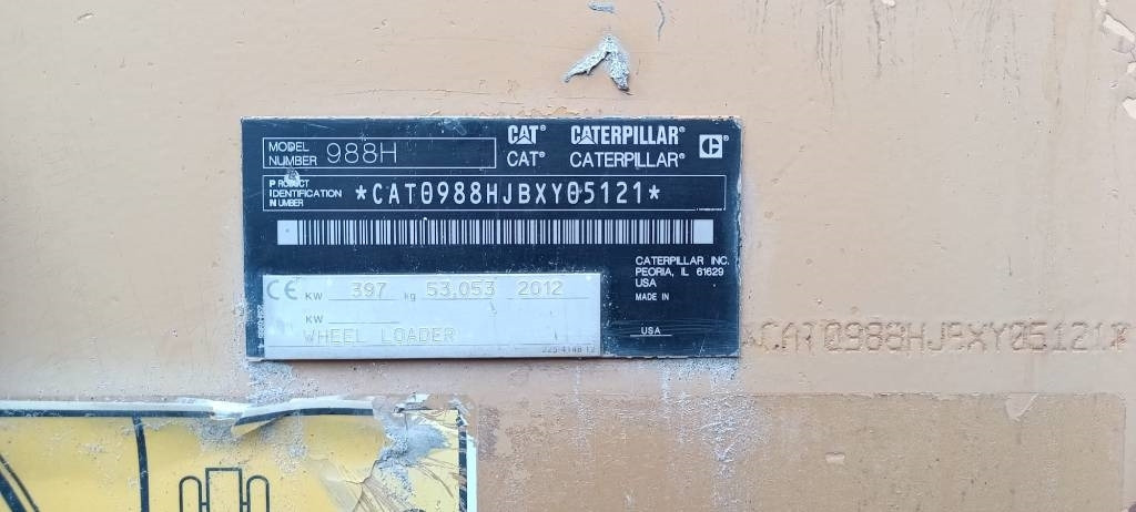 Chargeuse sur pneus CAT 988H
