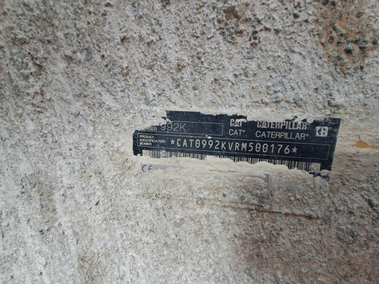 Chargeuse sur pneus CAT 992K