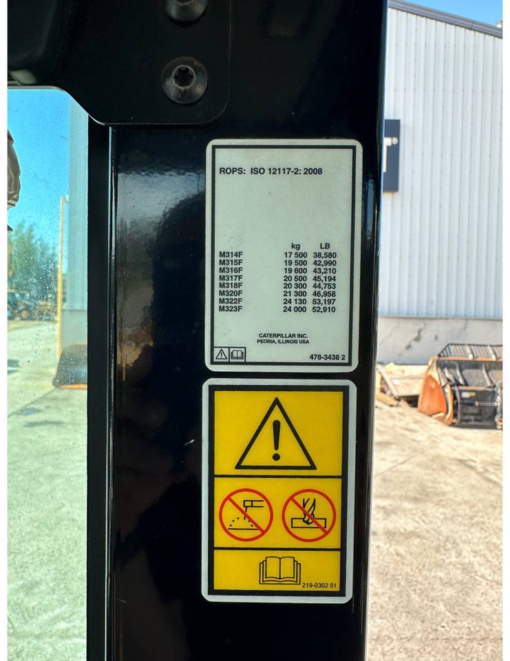 Chargeuse sur pneus CAT M318F