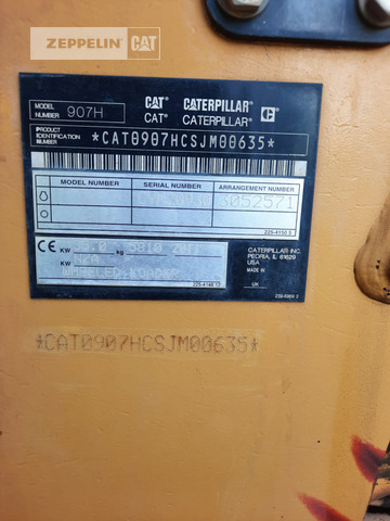 Chargeuse sur pneus Cat 907H