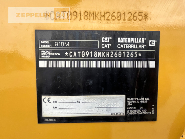 Chargeuse sur pneus Cat 918M
