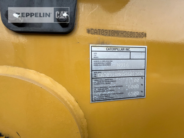 Chargeuse sur pneus Cat 918M
