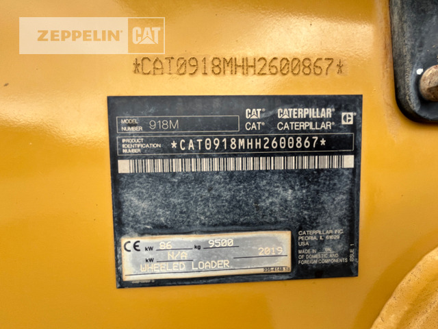 Chargeuse sur pneus Cat 918M