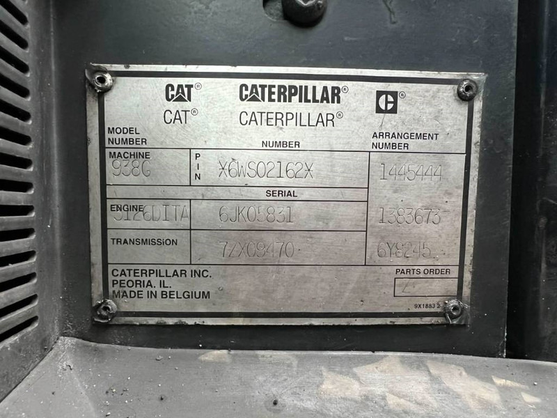 Chargeuse sur pneus Cat 938G