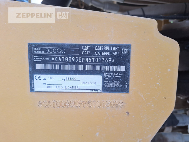 Chargeuse sur pneus Cat 950GC