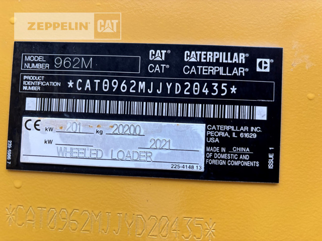 Chargeuse sur pneus Cat 962M