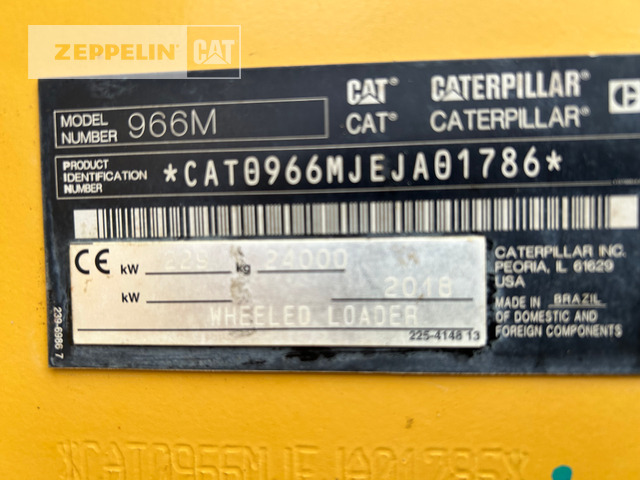 Chargeuse sur pneus Cat 966M