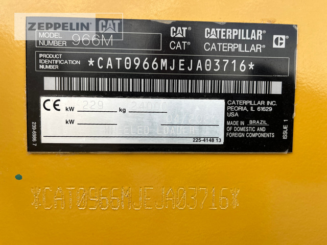 Chargeuse sur pneus Cat 966M