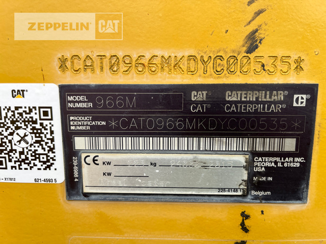 Chargeuse sur pneus Cat 966M