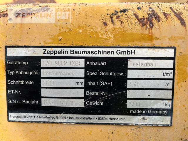 Chargeuse sur pneus Cat 966MXE