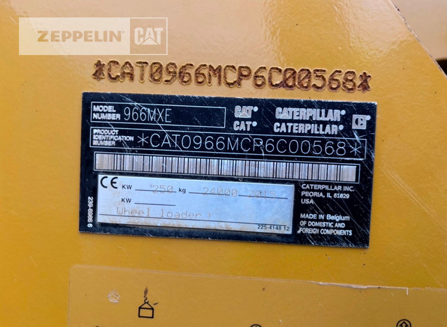 Chargeuse sur pneus Cat 966MXE
