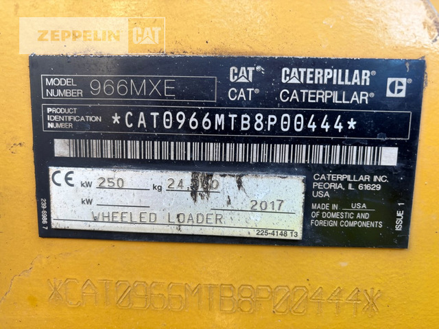 Chargeuse sur pneus Cat 966MXE