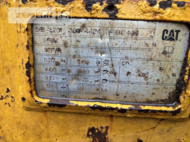 Chargeuse sur pneus Cat 966MXE