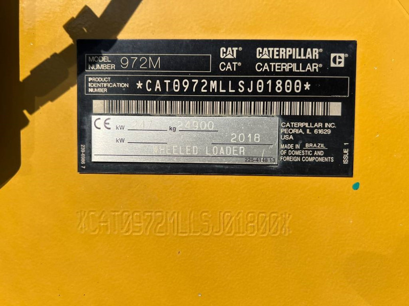 Chargeuse sur pneus Cat 972M