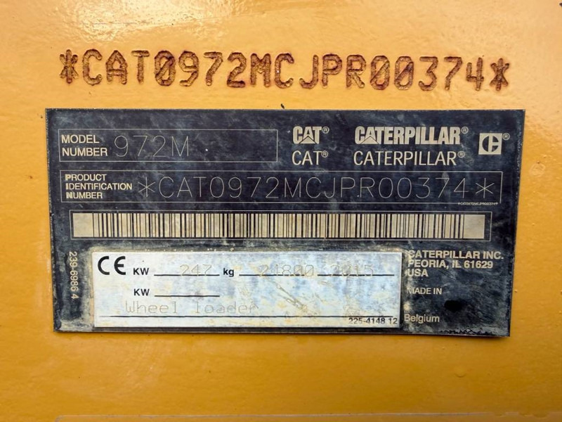 Chargeuse sur pneus Cat 972M