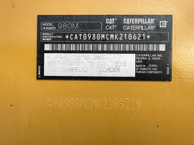 Chargeuse sur pneus Cat 980M - DUTCH MACHINE