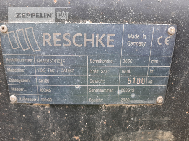 Chargeuse sur pneus Cat 982M