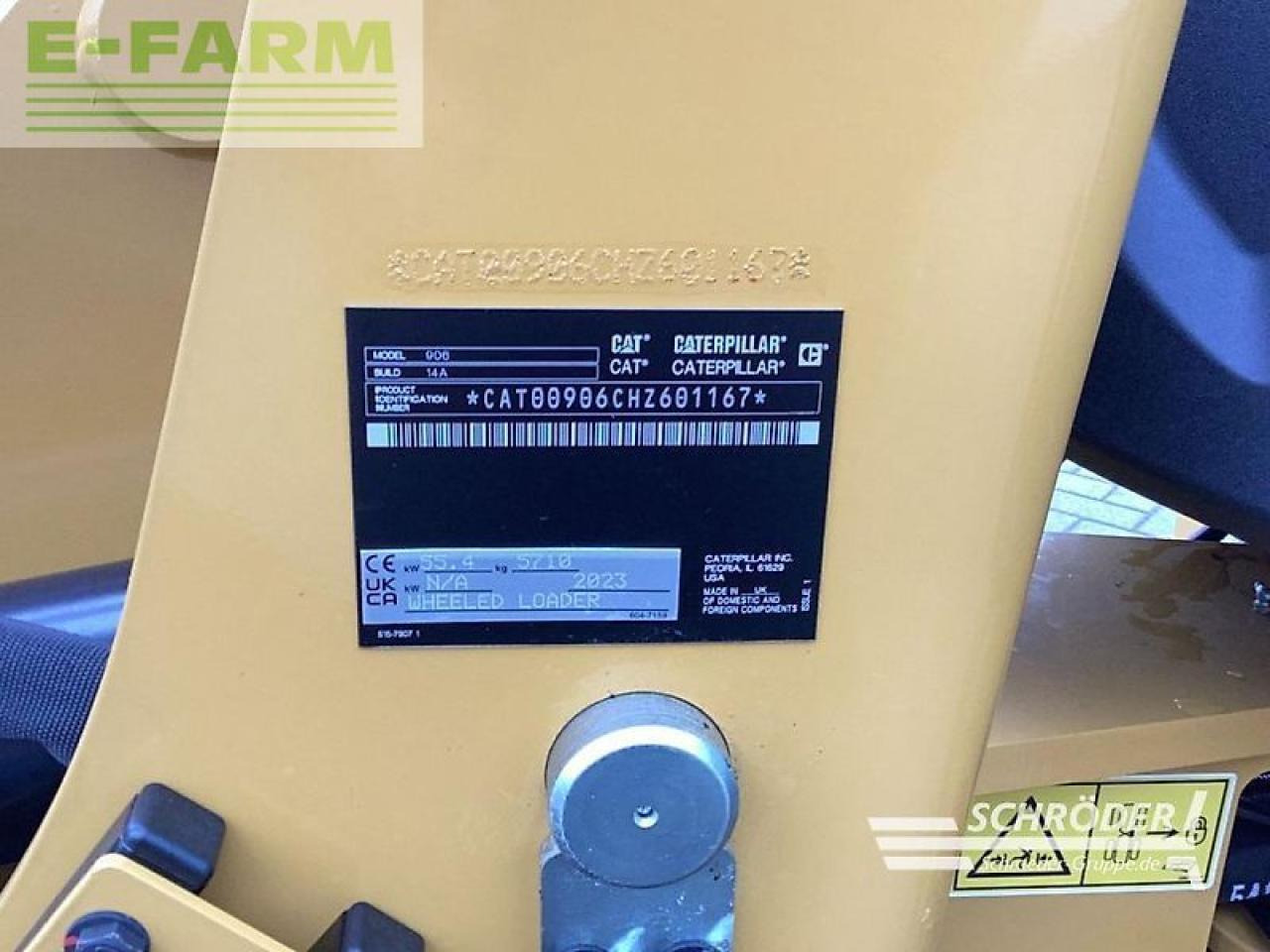 Chargeuse sur pneus Caterpillar 906