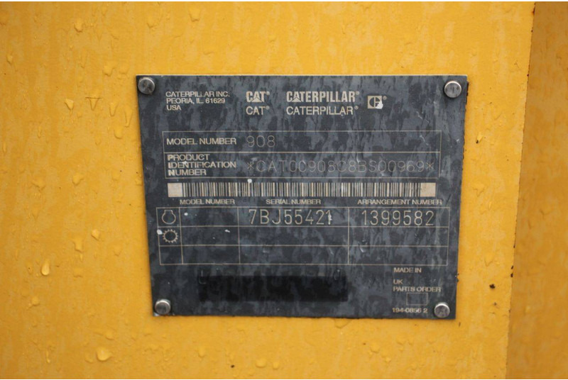 Chargeuse sur pneus Caterpillar 908