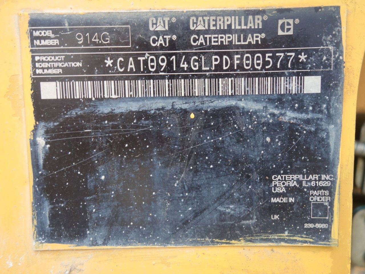 Chargeuse sur pneus Caterpillar 914G Caterpillar 914G