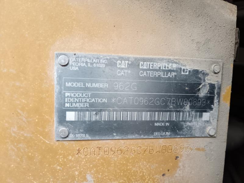 Chargeuse sur pneus Caterpillar 962G 1