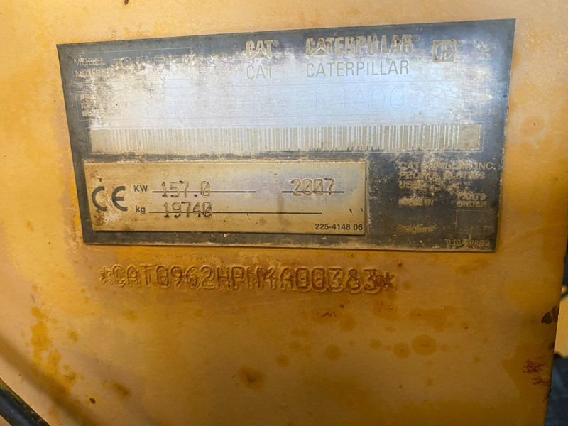 Chargeuse sur pneus Caterpillar 962H NVT