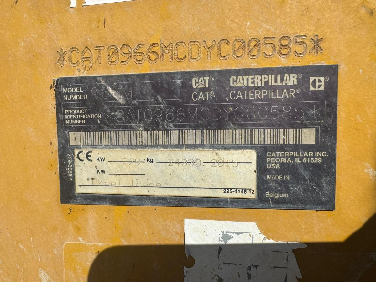 Chargeuse sur pneus Caterpillar 966M