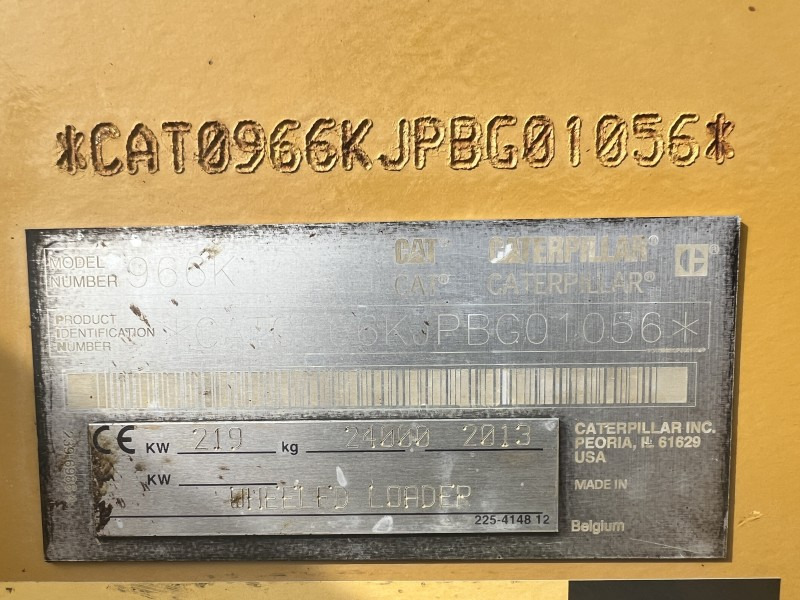 Chargeuse sur pneus Caterpillar 966 K (111137)