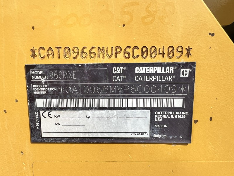 Chargeuse sur pneus Caterpillar 966 M-XE (110934)