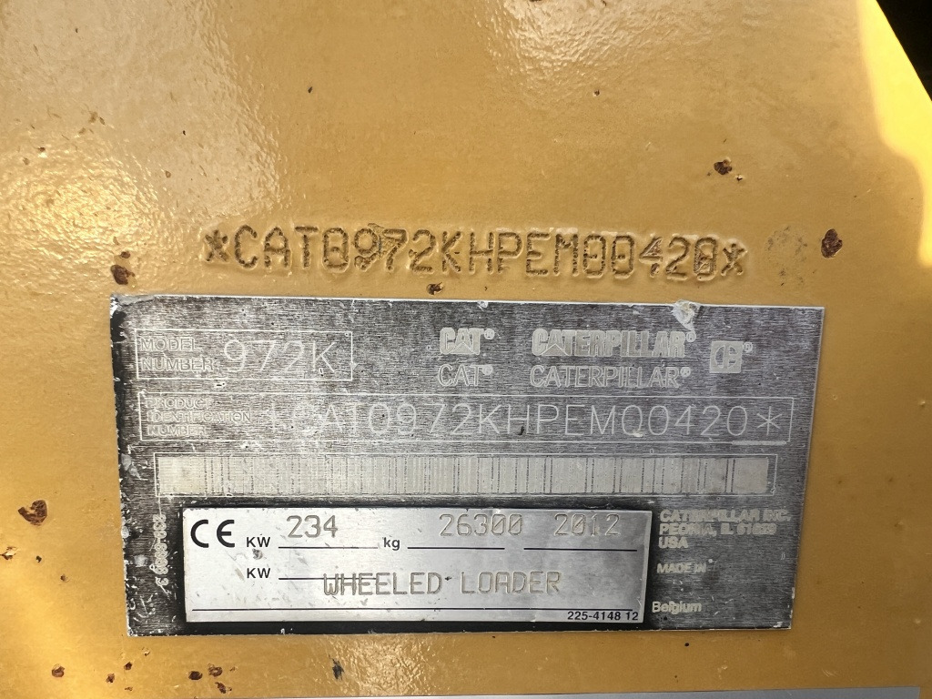 Chargeuse sur pneus Caterpillar 972 K (111459)