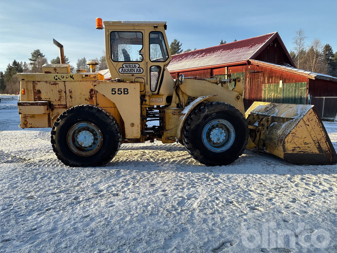 Chargeuse sur pneus Clark 55