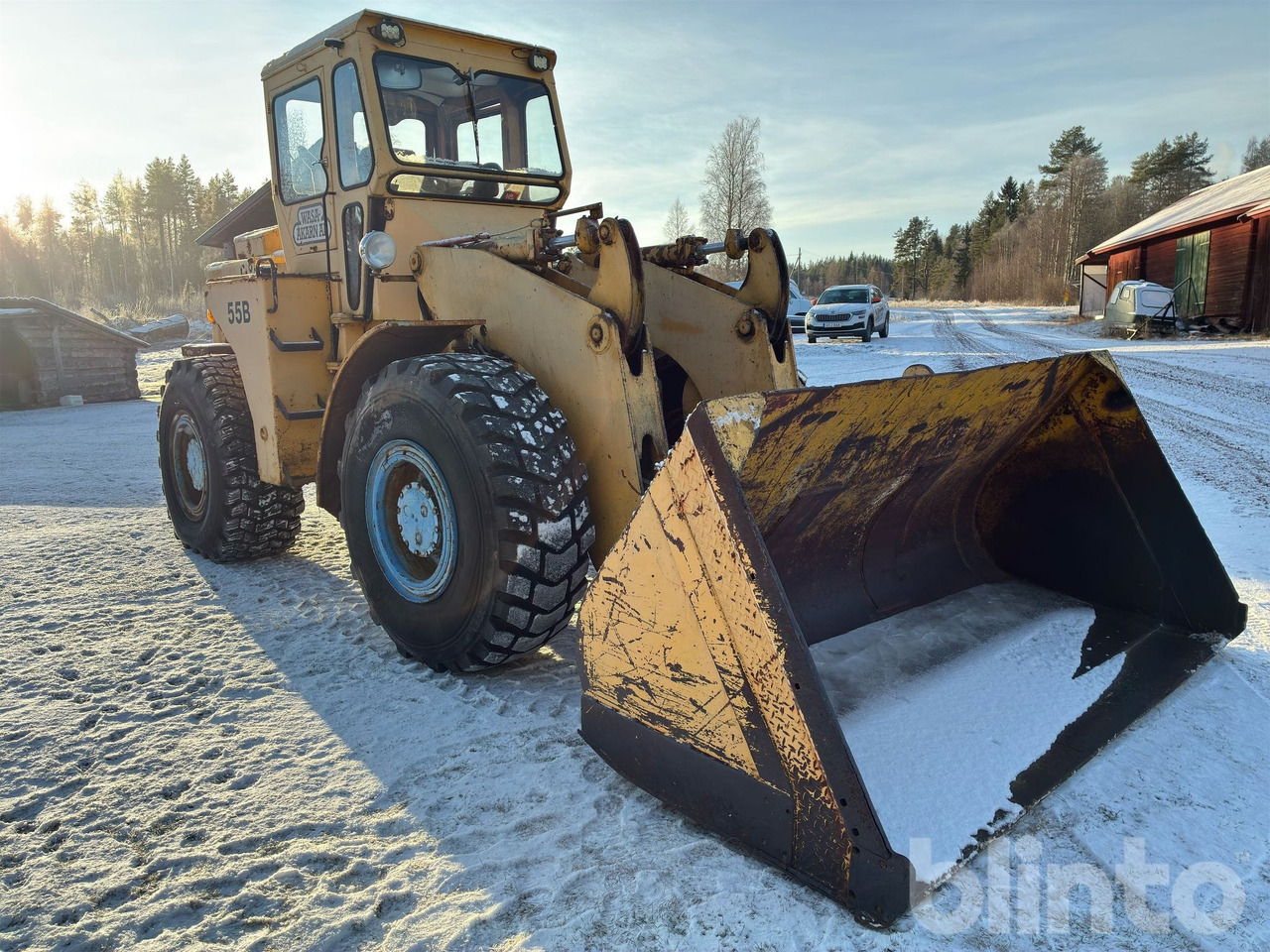 Chargeuse sur pneus Clark 55