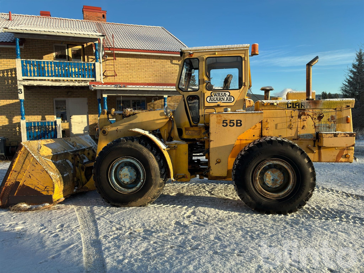 Chargeuse sur pneus Clark 55
