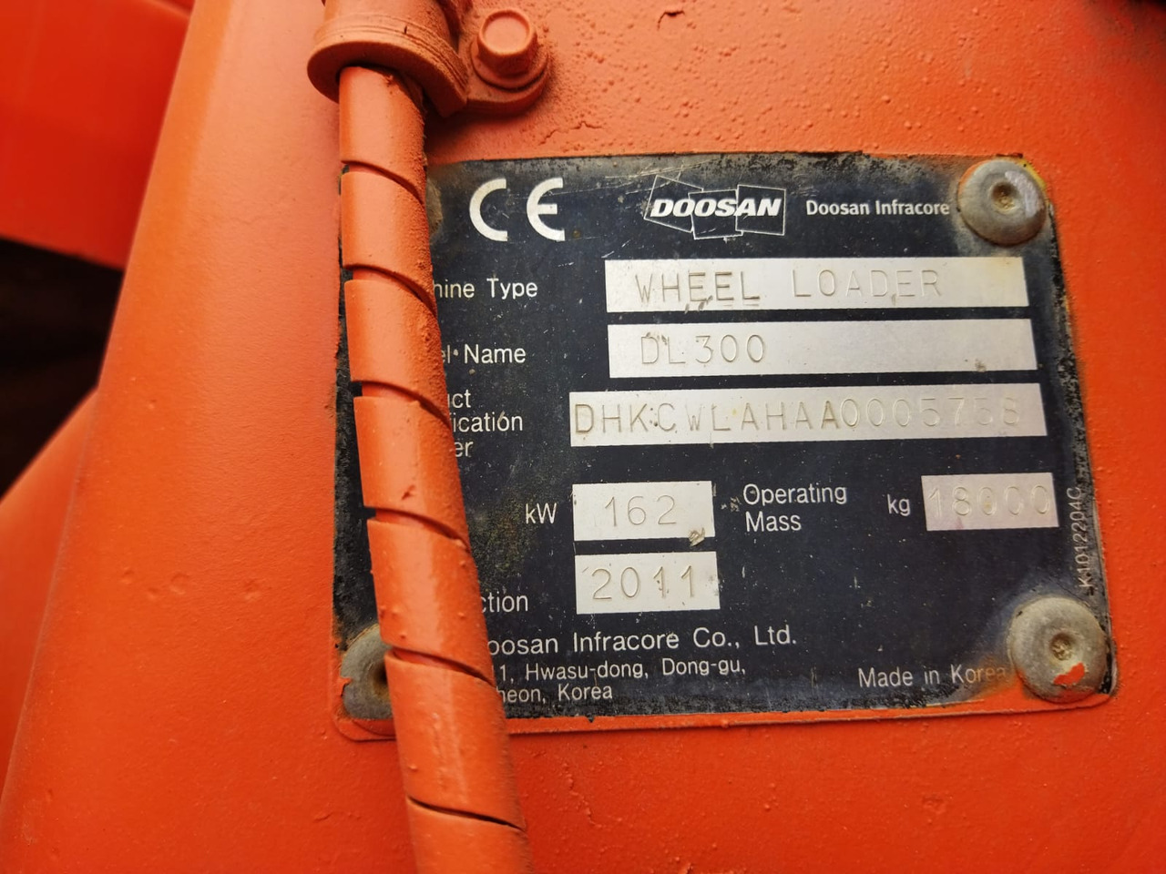 Chargeuse sur pneus DOOSAN DL300