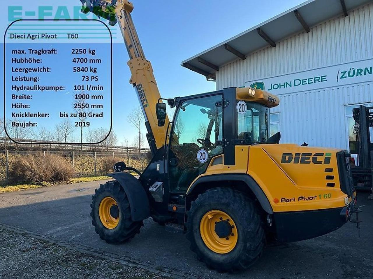 Chargeuse sur pneus Dieci agri pivot t60 teleskopradlader